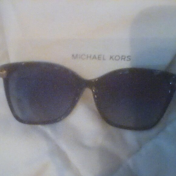 Ladies Blue Michael Kors Sunglasses & White Case main image 6